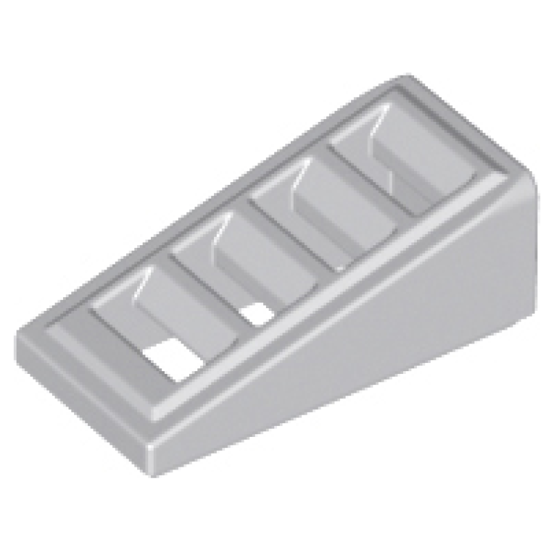 Dakpan 18° 2x1x2/3 met openingen Light Bluish Gray